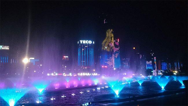 广场音乐喷泉