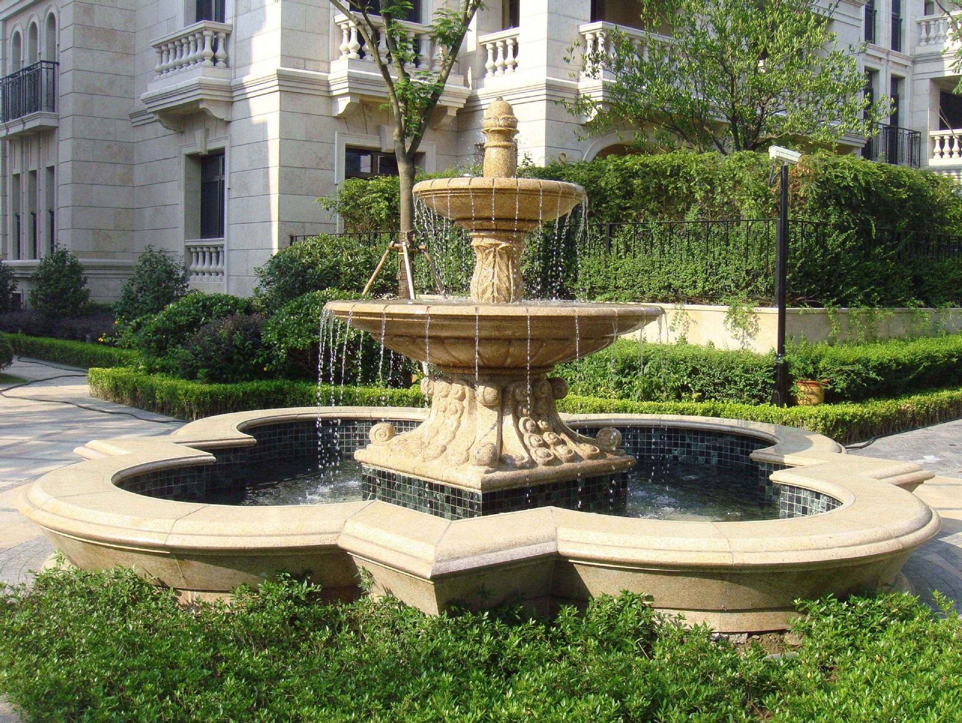水钵雕塑喷泉