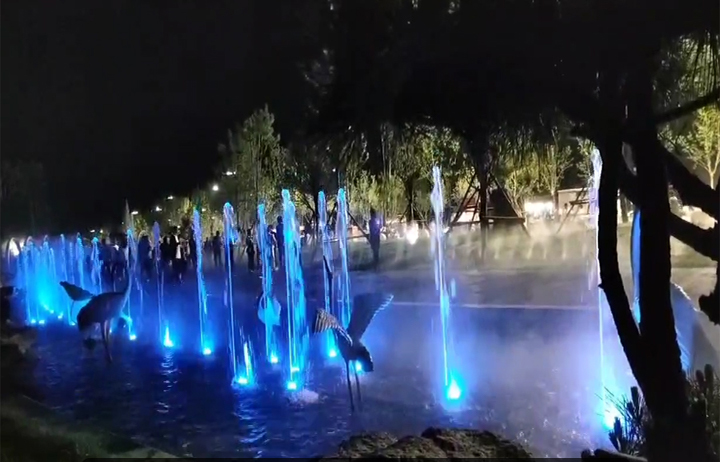 商洛市 南秦生态公园喷泉水景综合项目