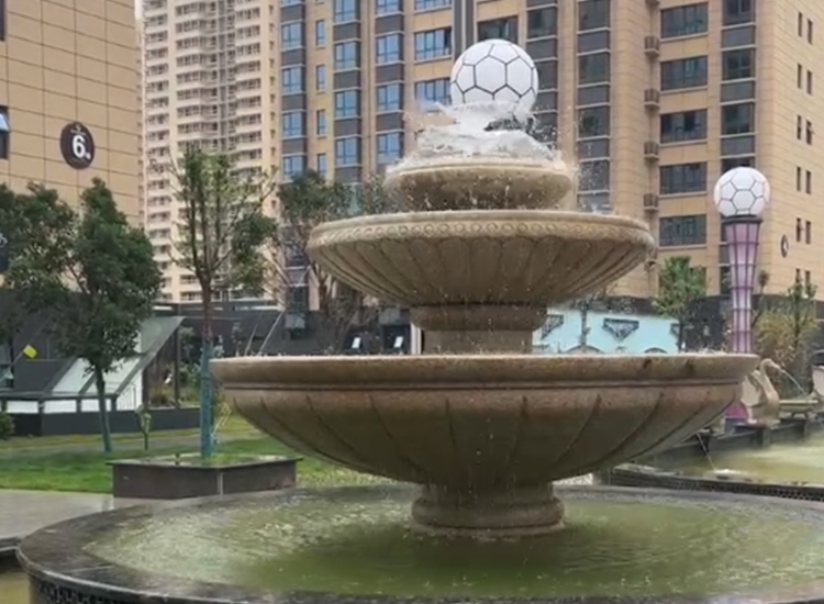 宝鸡 世苑国际雕塑喷泉水景项目