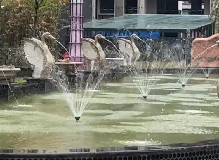 宝鸡 世苑国际雕塑喷泉水景项目