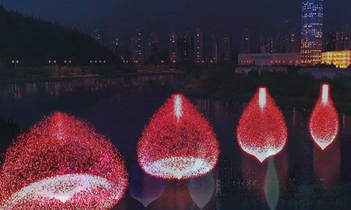 百变喷泉