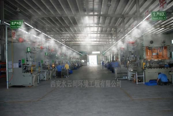 夏天喷雾降温在铁皮房厂房、车间降温的优势