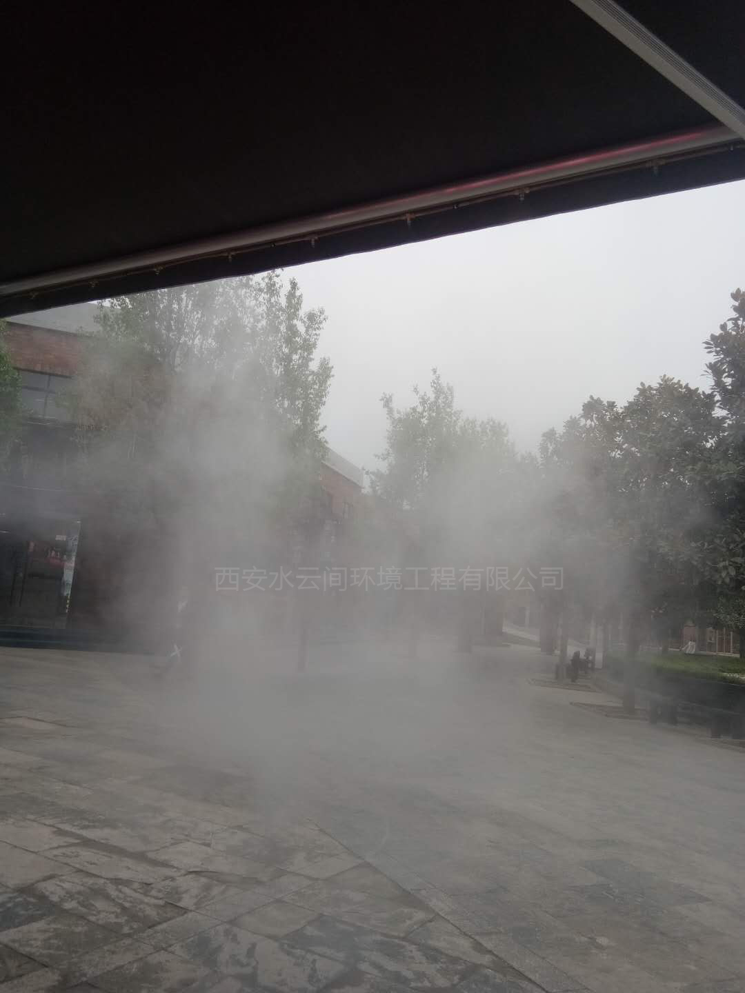 临潼商业街喷雾降温
