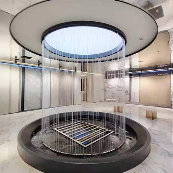 西安 大明宫建材城拉线水帘