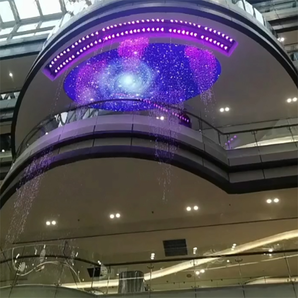 西安 大茂城商场 网红数码水帘项目