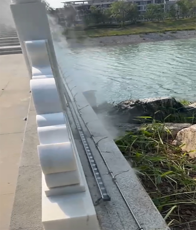 西安 昆明池公园景观喷雾
