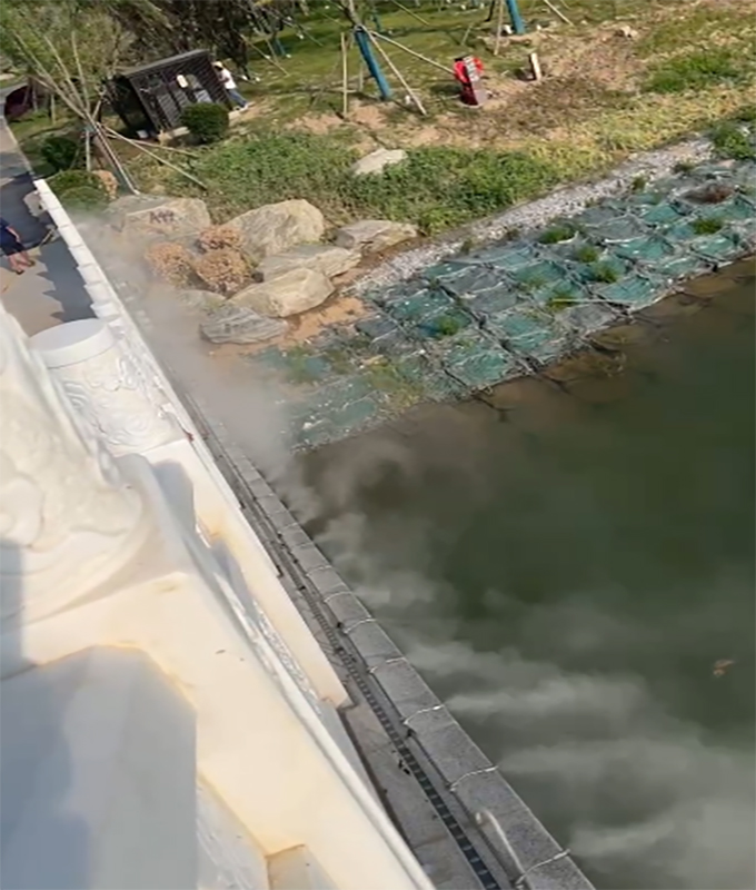 西安 昆明池公园景观喷雾