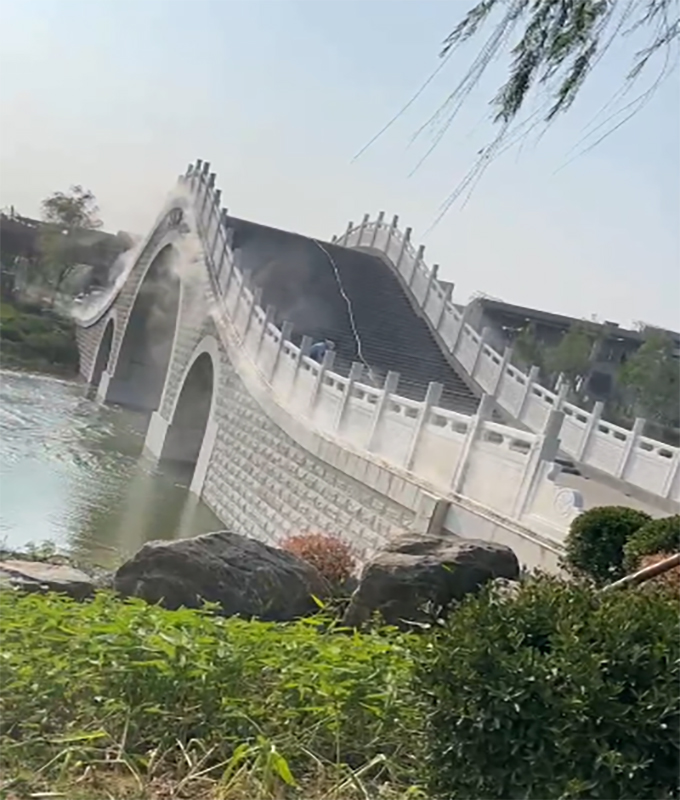 西安 昆明池公园景观喷雾