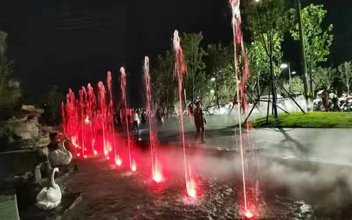 商洛市 南秦生态公园喷泉水景综合项目