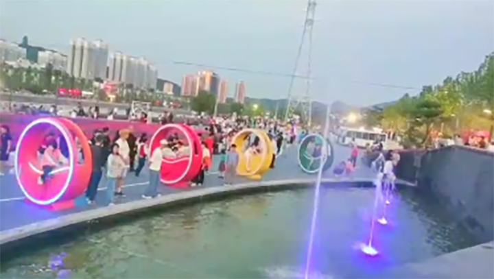 商洛市 南秦生态公园喷泉水景综合项目