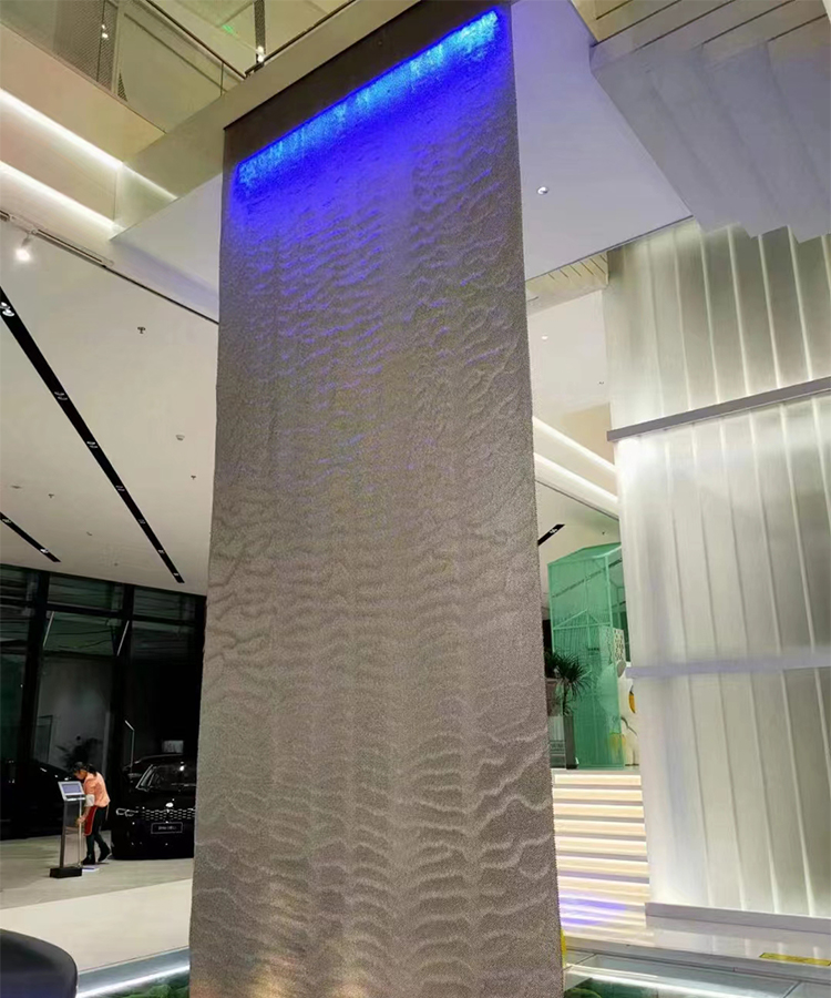 钢丝网水帘水幕景观