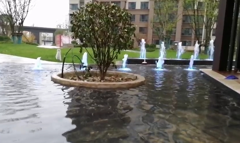 商洛 金域小区三期涌泉水景项目