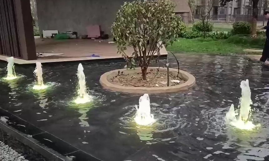 商洛 金域小区三期涌泉水景项目